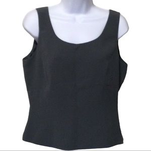 NEW TAHARI Arthur Levine Gray Tank Vest Size 10P